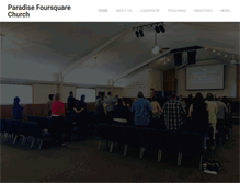 Tablet Screenshot of paradisefoursquare.org